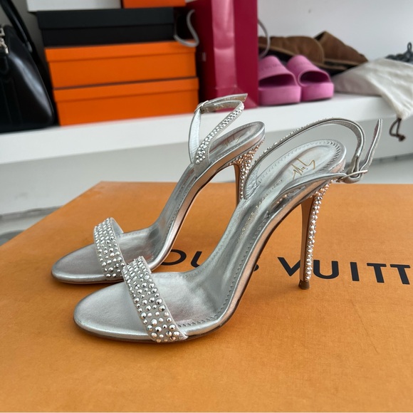Giuseppe Zanotti crystal heels sling back - Picture 1 of 6